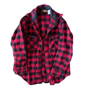 Woolrich red flannel - all buttons in tact - size S